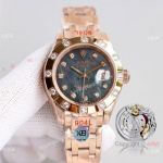 Swiss Replica Rolex Datejust Pearlmaster Swiss 2836 Watch Rose Gold 34mm